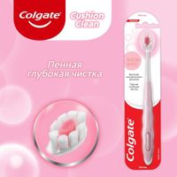 Зубная щетка мягкая Cushion Clean Colgate/Колгейт миниатюра фото №2