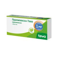 Прамипексол-Tева таблетки 1мг 30шт миниатюра фото №2