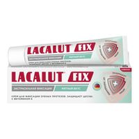 Крем для фиксации зубных протезов экстрасильный с мятным вкусом Fix Lacalut/Лакалют 40г миниатюра фото №3