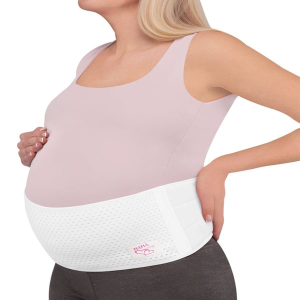 Бандаж для беременных дородовой Интерлин MamaLine MS B-1218,белый, р.L-XL фото №2