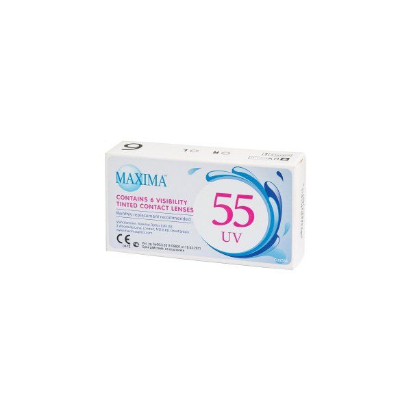 Линзы контактные Maxima/Максима 55 UV (8.6/-5,75) 6шт
