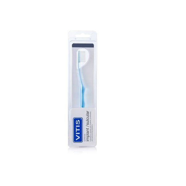 Щетка зубная мягкая для чистки узких областей(под имп.и протез.)Vitis Implant Sulcular