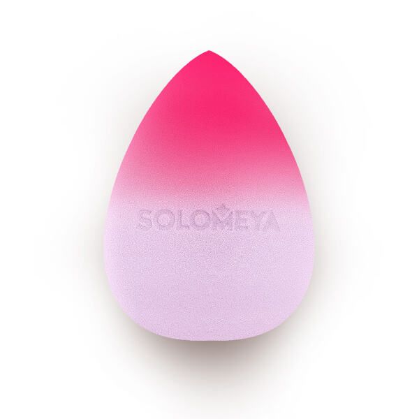 Спонж косметический для макияжа, меняющий цвет Purple-pink Solomeya  фото №3