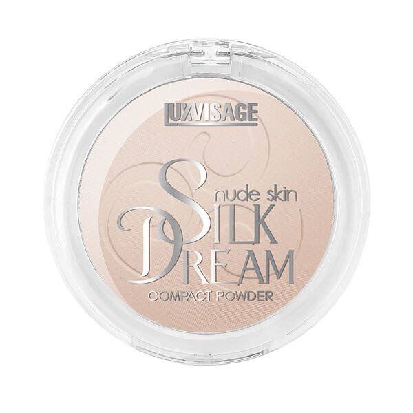 Пудра компактная Silk Dream nude skin Luxvisage тон 04 4г luxvisage пудра компактная для лица luxvisage silk dream nude skin тон 2