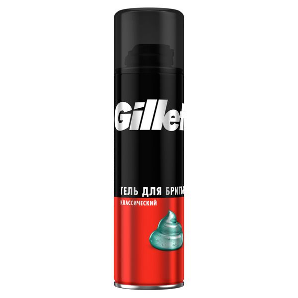Гель для бритья классический Gillette/Жиллетт фл. 200мл Gillette UK Ltd 1119783 Гель для бритья классический Gillette/Жиллетт фл. 200мл - фото 1