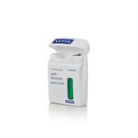 Нить межзубная зеленая мятная Vitis Waxed Dental Tape FM 50м миниатюра фото №2