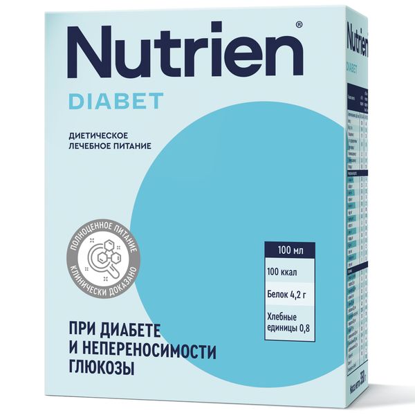 Диетическое лечебное питание сухое вкус нейтральный Diabet Nutrien/Нутриэн пак. 320г сухое лечебное голодание как голодать правильно и комфортно