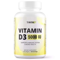Витамин Д3 1Win капсулы 5000ME 120шт