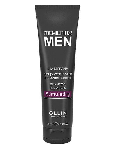 Шампунь для роста волос стимулирующий/Shampoo Hair Growth Stimulating  Ollin Premier for men 250мл