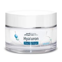 Крем для лица ночной легкий Hyaluron Medipharma/Медифарма cosmetics 50мл миниатюра
