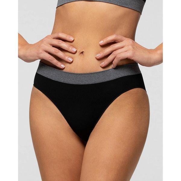 Трусики-слип черные Q-Nova Nylon 6.6 Eco Friendly Pompea р.S/M фото №6