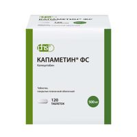 Капаметин ФС таблетки п/о плен. 500мг 120шт, миниатюра фото №2