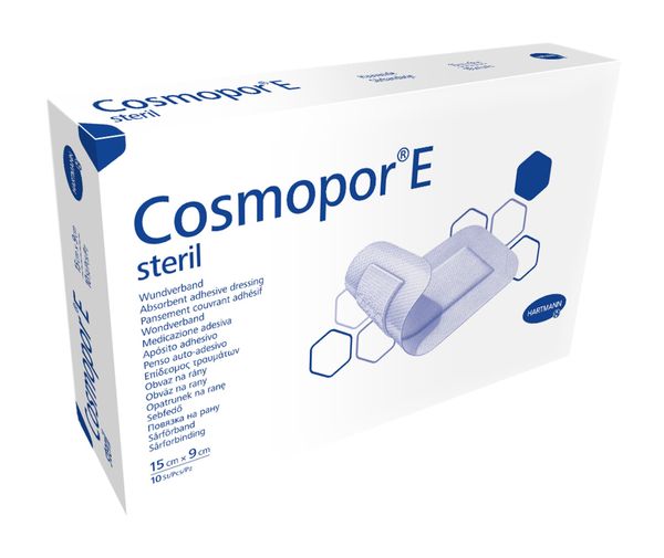 Повязка стерильная пластырного типа Cosmopor E/Космопор Е 15см х 9см 10шт фото №3