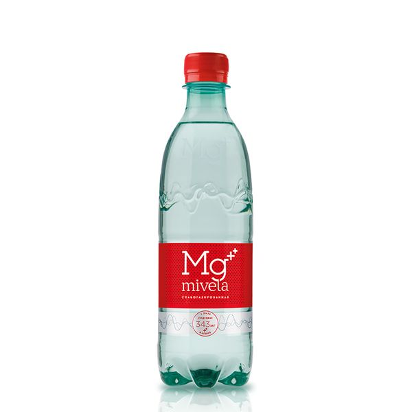 Вода минеральная слабогазированная Mg++ Mivela/Мивела 500мл