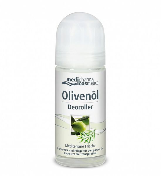 Медифарма косметикс olivenol дезодорант роликовый средиземноморская свежесть фл. 50мл olivenol дезодорант роликовый средиземноморская свежесть 50 мл