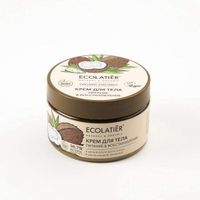 Крем для тела Питание & Восстановление Серия Organic Coconut, Ecolatier Green 250 мл миниатюра фото №2