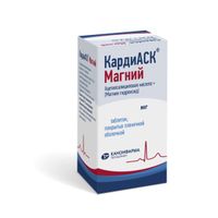 КардиАСК Магний таблетки п/о плен. банка 150мг+30,39мг 100шт