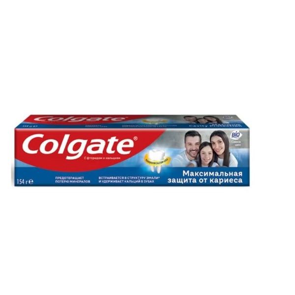 Паста зубная от кариеса максимальная защита свежая мята Colgate/Колгейт 100мл (FCN89276), Colgate-Palmolive (Китай)  - купить