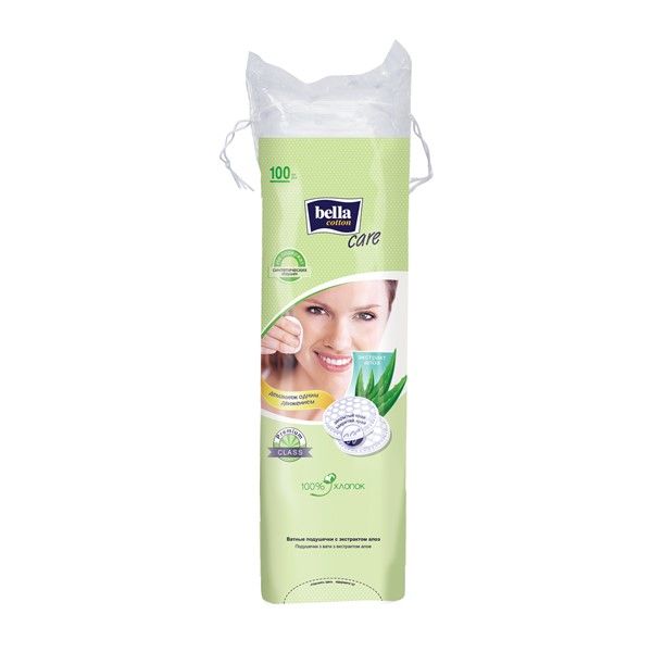 Диски ватные с экстрактом алоэ Cotton Care Bella/Белла 100шт