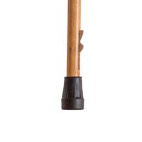 Трость опорная деревянная с пластмассовой ручкой с устройством против скольжения Аверсус, арт.529 миниатюра фото №2