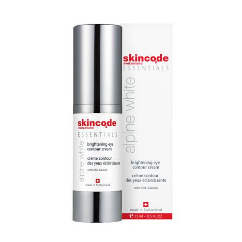 Крем для контура глаз осветляющий SKINCODE 15 мл skincode осветляющий крем для контура глаз 15 мл skincode essentials alpine white