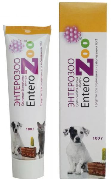 Энтерозоо суспензия для приема внутрь для животных и птиц 100г энтерозоо энтеросорбент для животных саше 20 гр