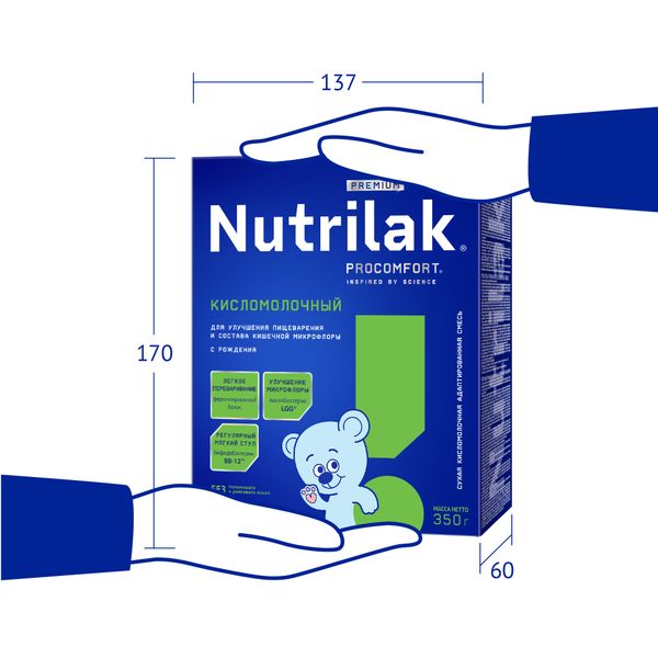Смесь Nutrilak (Нутрилак) Premium Кисломолочная сухая адаптированная 350 г фото №2