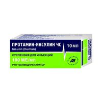 Протамин-Инсулин ЧС сусп. для п/к введ. 100 МЕ/мл фл.10мл 