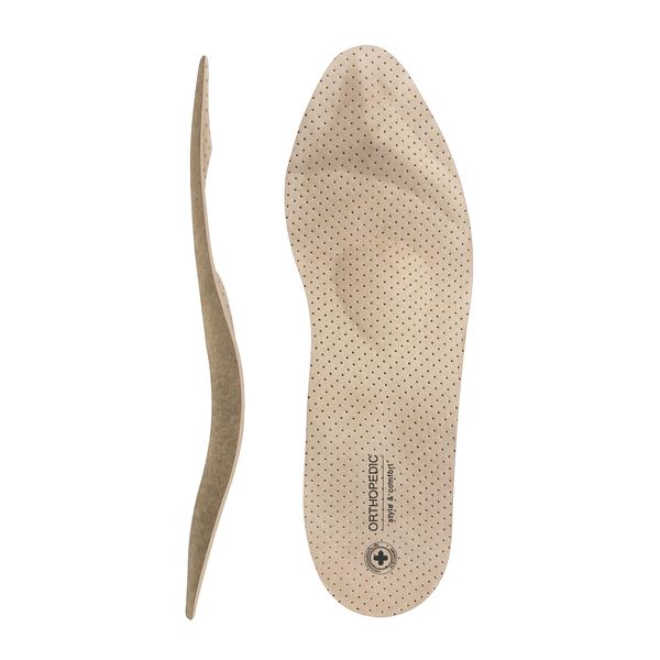 Стельки каркасные при комбинированном плоскостопии для обуви с каблуком Luomma/Луома кожа, р.35 фото №2