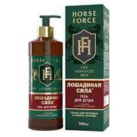 Гель Horse Force (Хорс Форс) Лошадиная сила для душа с маслом сандалового дерева для молодых и крепких мужчин 500 мл, миниатюра