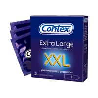 Презервативы увеличенного размера Extra Large XXL Contex/Контекс 3шт