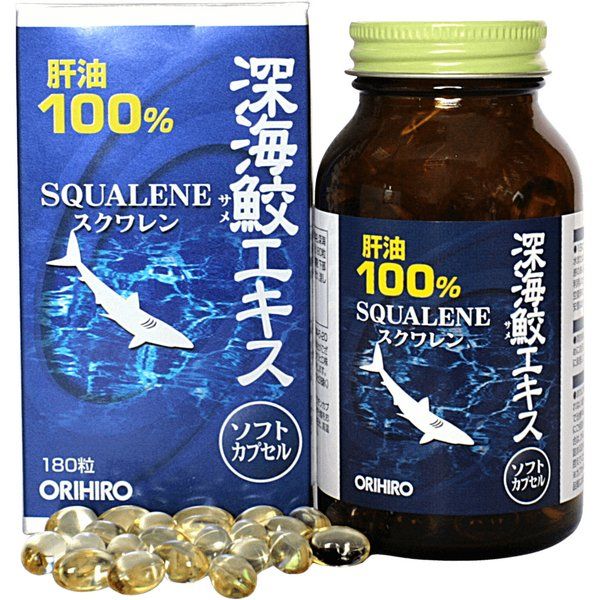 Сквален Orihiro/Орихиро капсулы 440мг 180шт витаминный комплекс с экстрактом черники orihiro орихиро капсулы 440мг 120шт