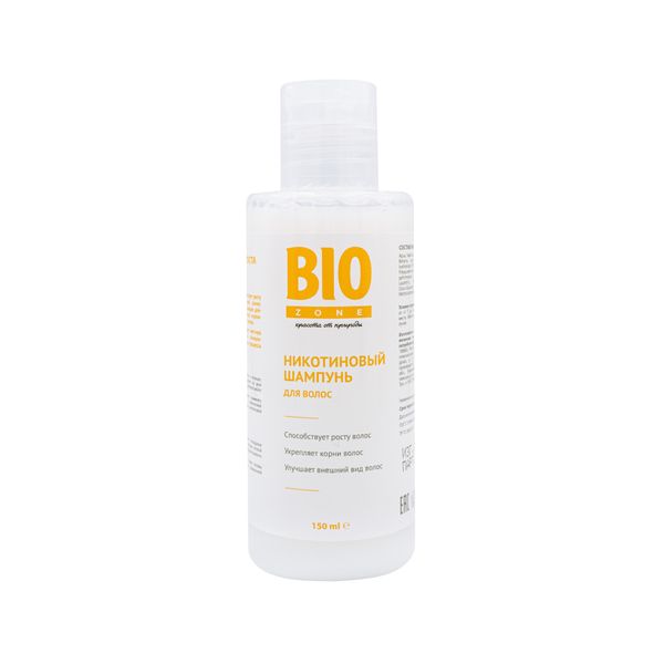 Шампунь для роста волос никотиновый BioZone/Биозон 150мл фото №3