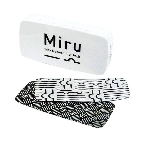 Линзы контактные однодневные мягкие Miru 1day Flat Pack Menicon (-1,00/8,6/14,2) 30шт фото №2