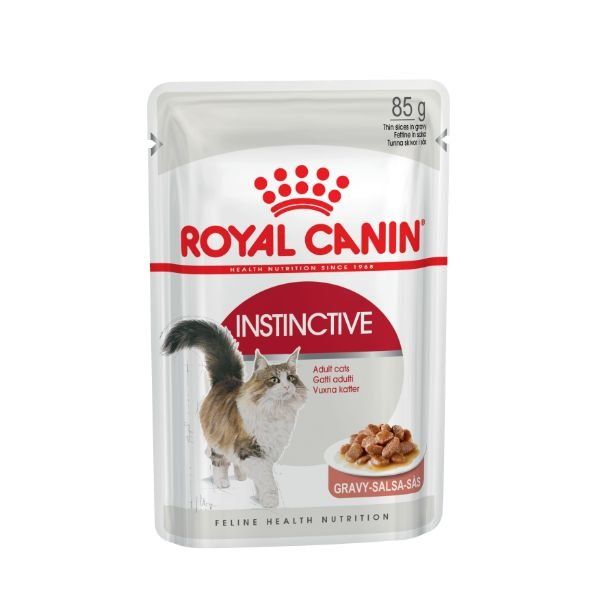 Корм влажный для кошек старше 1-го года пауч соус Instinctive Royal Canin/Роял Канин 85г