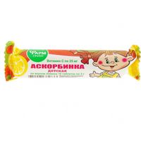 Аскорбинка детская вкус лимона Аскопром таблетки 3г 10шт, миниатюра фото №11