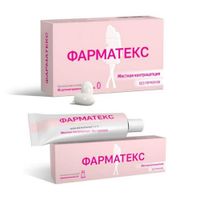 1X Фарматекс крем вагинальный 72г + 1X Фарматекс суппозитории вагинал. 18,9мг 10шт