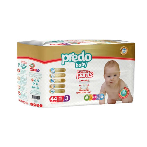 Подгузники-трусики для детей Baby Predo/Предо 4-9кг 44шт р.3 фото №2