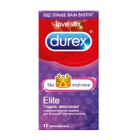 Презервативы Durex (Дюрекс) Elite Emoji гладкие сверхтонкие 12 шт., миниатюра фото №7
