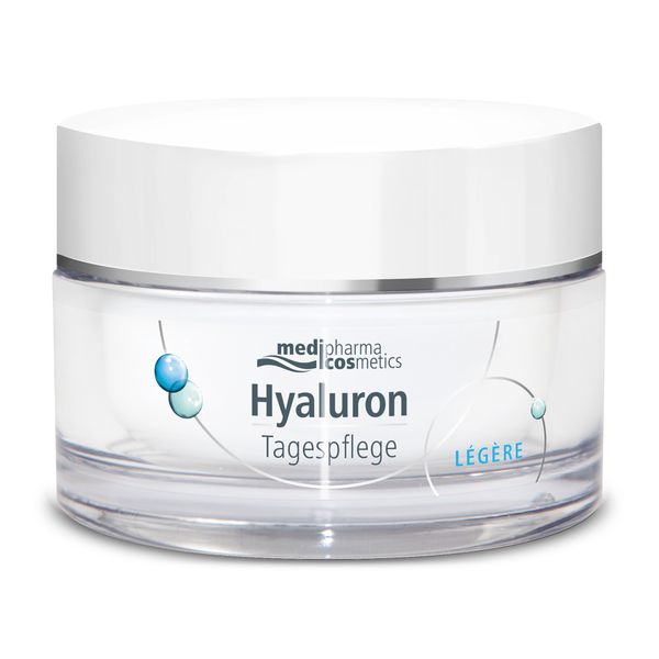 цена Крем для лица дневной легкий Hyaluron Cosmetics Medipharma/Медифарма банка 50мл