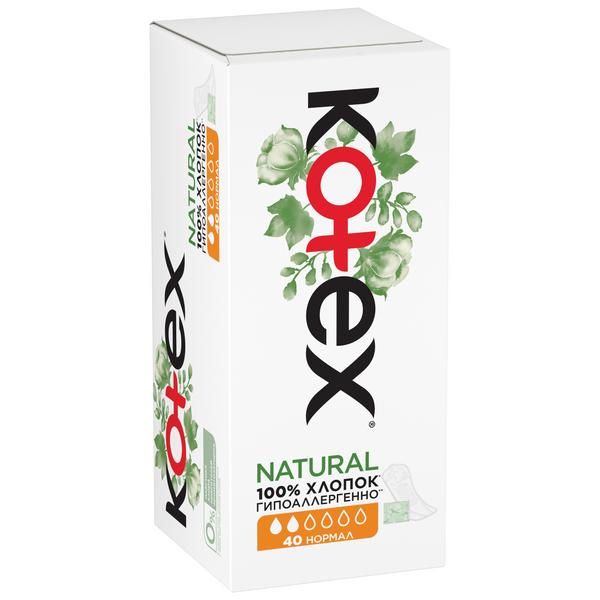 Ежедневные прокладки Kotex/Котекс Normal Organic 40 шт. фото №3