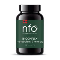 B-комплекс NFO/Норвегиан фиш оил таблетки 500мг 90шт миниатюра фото №2