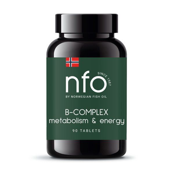 B-комплекс NFO/Норвегиан фиш оил таблетки 500мг 90шт фото №2