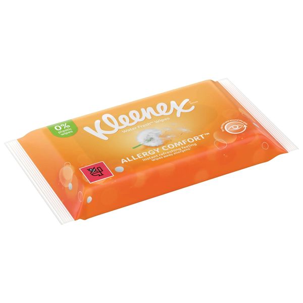 Салфетки влажные для лица и рук Allergy Comfort Kleenex/Клинекс 40шт фото №3