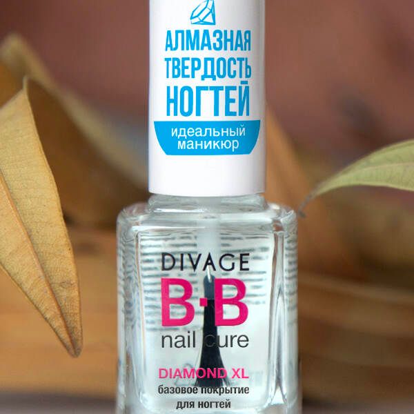 Базовое покрытие для ногтей diamond xl bb nail cure Divage 12 мл фото №4