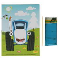 Набор для детского творчества: Аппликация из фольги Синий Трактор Мультиарт 17х23см (100FOIL-STR)
