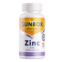 Цинк Sunbox Nature таблетки 15мг 60шт миниатюра