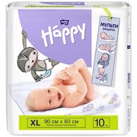 Пеленки гигиенические для детей Baby Happy Bella/Белла 90х60см 10шт