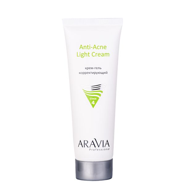 Крем-гель для жирной и проблемной кожи корректирующий Light Anti-acne Aravia Professional 50мл Лаборатория эксперт ООО
