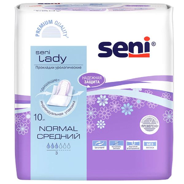Прокладки урологические Normal Lady SeniСени 10шт 279₽